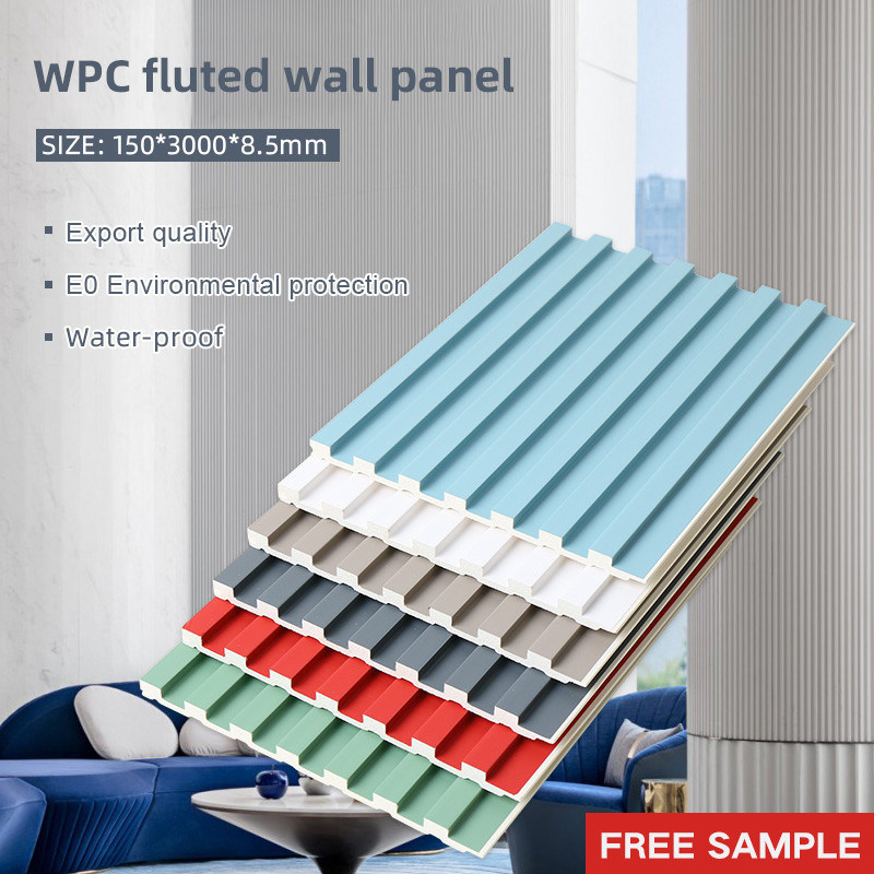 8.5mm WPC Fluted Wall Panel - Waterproof & Fireproof