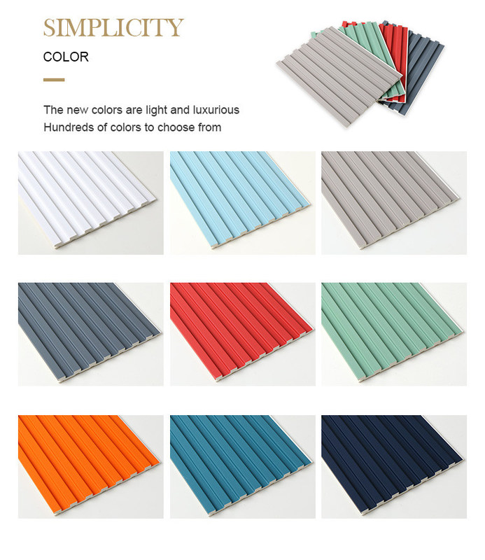 WPC Fluted Wall Panel - Waterproof, Eco-Friendly Interior Decor