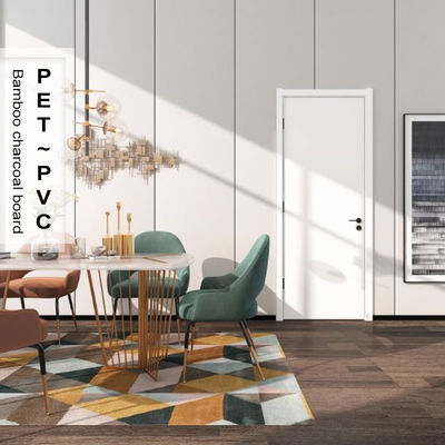 Fireproof Bamboo Charcoal Wall Panel 1220x2440mm Moistureproof PET Board