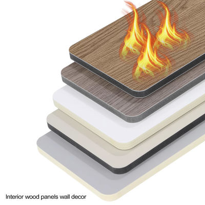 5mm Bamboo Charcoal Wood Veneer Panel 2440mm Waterproof Wall Panel