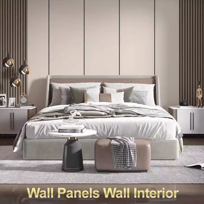 Fireproof Bamboo Charcoal PVC Wall Board 8mm Carbon Crystal Plate Wall Panel