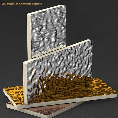 Bamboo Charcoal Wood Veneer Panel 1.22m Width Moisture Proof