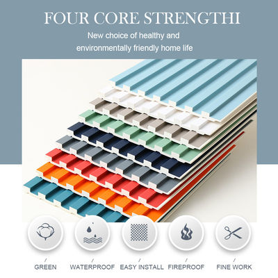 8.5mm WPC Fluted Wall Panel - Waterproof & Fireproof