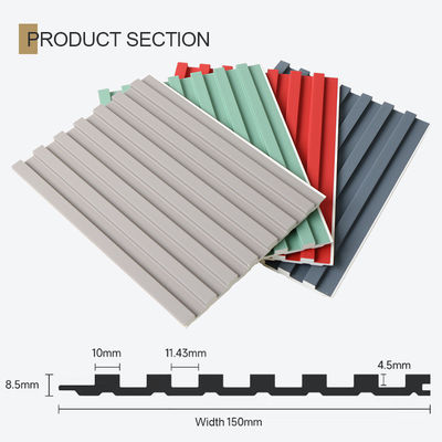 8.5mm WPC Fluted Wall Panel - Waterproof & Fireproof