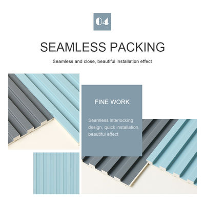 8.5mm WPC Fluted Wall Panel - Waterproof & Fireproof