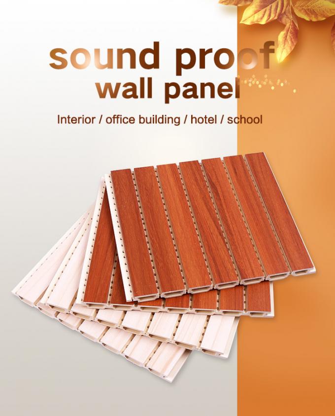 Pvc Material Soundproofing Custom WPC PVC Soundproof Panels - Fireproof & Waterproof